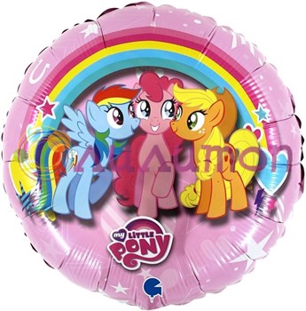 Фольгированный шар  "My Little Pony, Дружные Лошадки" - фото 10618