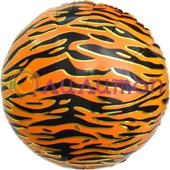 Фольгированный шар Круг 'Анималистика, Тигр'