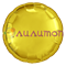 Фольгированный шар "Золотой круг" 65 см - фото 10401