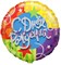 Фольгированный шар "С Днем рождения (звезды и ленты)" - фото 10538