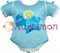 Фольгированный шар "Боди для малыша" Голубой - фото 10601