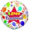 Фольгированный шар Круг "С Днем рождения" (шары и ленты) - фото 10703