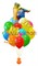 Букет из воздушных шаров "Улитка Турбо" - фото 4018