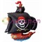 Фольгированный шар "Пиратский корабль" - фото 5167