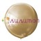 Большой шар золотой метталик с кистями тассел 76 см - фото 5174