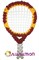 Теннисная ракетка из шаров - фото 5246