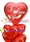 Букет из воздушных шаров "Сердца" - фото 5403