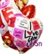 Букет из воздушных шаров "Влюблённые сердца" - фото 5409