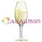 Фольгированный шар "Бокал шампанского" - фото 6554
