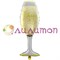 Фольгированный шар "Бокал шампанского" - фото 6555