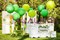 Помпон "Кисточка Тассел" 35 см, 5 шт  (зеленый) - фото 7712