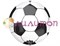 Фольгированный шар "Футбольный мяч" 3Д - фото 8576