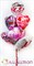 Букет из фольгированных шаров "Любовь в воздухе" - фото 8850